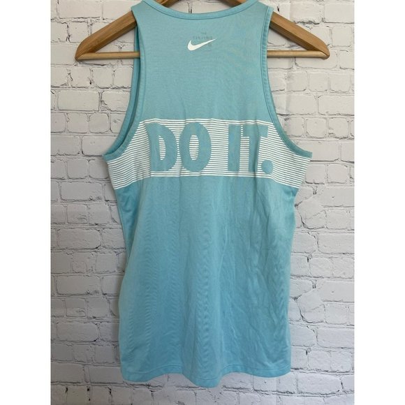 Nike Just do it blue dri fit tank top size XS - Picture 2 of 4